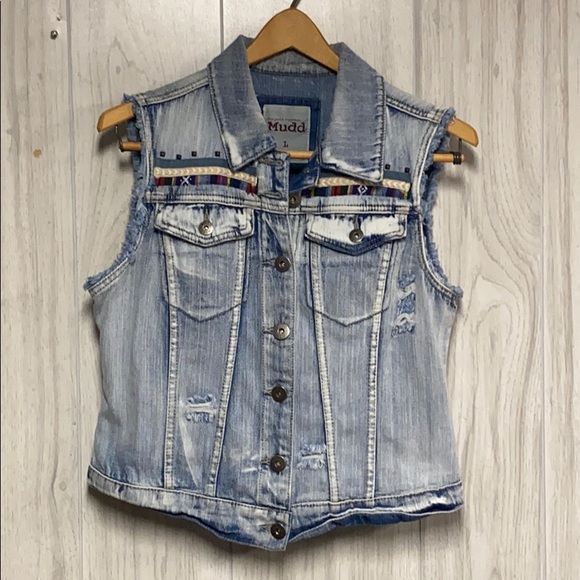 Coats | Mudd Denim Vest | Poshmark